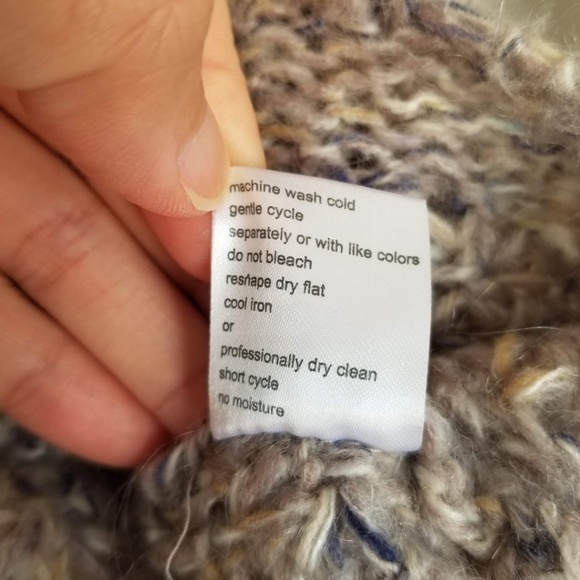 Anthro Elsamanda Mohair Wool Cowl Neck Sweater Med - Picture 7 of 7